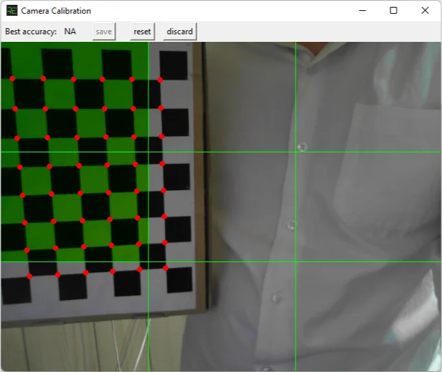 ReMoCapp | Camera calibration window